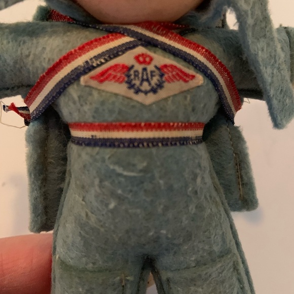 Rare Vintage WWII 1940’s Army Paratrooper Soldier Military Parachute Rag Doll - Picture 5 of 16